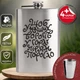 Подарочный набор фляга для алкоголя с рюмками 4 шт VexShop 9oz набор для мужчин Фляга с рюмками 270 мл (12776216) - изображение 1