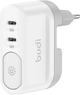 Ładowarka z lampką Budi 326DE 2 x USB Type-C 40 W White (6971536927250) - obraz 1