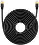 Patchcord Baseus Cat 8 SFTP 10 m Black (B0013320A111-07) - obraz 1