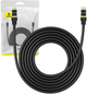 Patchcord Baseus Cat 8 SFTP 5 m Black (B0013320A111-05) - obraz 6