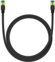 Патч-корд Baseus Cat 8 SFTP 1 м Black (B0013320C111-01) - зображення 1