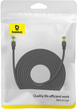 Patchcord Baseus Cat 8 SFTP 10 m Black (B0013320C111-07) - obraz 7