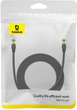 Patchcord Baseus Cat 8 SFTP 2 m Black (B0013320C111-03) - obraz 7