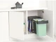 Бак для мусора Brabantia Sort&Go 15 л x 2 шт. Темно-серый (232503_MIRS) - изображение 5
