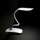 Led лампа настольная на прищепке с аккумулятором и USB высота 27см, 14 светодиодов 3 режима свечения, белая - изображение 5