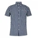 Рубашка Lee Cooper Sleeve Gingham Black/Char, M (46) (10736285) - изображение 1