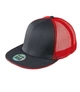 Кепка Myrtle Beach Pro Cap Mesh 6 Panel U MBLR Чёрный / Красный (MB6635MBLRU) - изображение 2