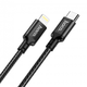 Кабель Hoco Type-C to Lightning Double Speed X14 |1m, 20W, PD| black - зображення 1