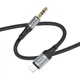 Кабель HOCO Fresh digital audio conversion cable Lightning UPA26 1m DAC black - изображение 5