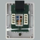 Розетка 1хRJ45 UTP, біла, Kingda - изображение 3