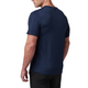 Футболка тактична потовідвідна 5.11 Tactical No Mercy PT-R Short Sleeve Top Pacific Navy S (82133-721) - зображення 3