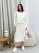 Кардиган вязаный женский ARTKNIT Grace S/M Молочный (4823093462809) - изображение 4