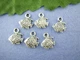 Подвеска " Рыба ", Цинковый сплав, Античное серебро, 9 mm х 10 mm - изображение 3