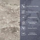 Самоклеюча вінілова плитка Sticker Wall SW-00000643 СВП-100 Глянець 600х300х1.5 мм Мармур онікс - зображення 4
