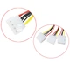 Кабель питания Ewell Molex на три Molex, 20 см (EW624) - изображение 2