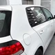 Накладки на вікна задніх дверей Volkswagen Golf MK6 2008-2012 куточки зябра 2шт колір Чорний - зображення 3