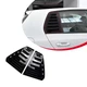 Накладки на вікна задніх дверей Volkswagen Golf MK6 2008-2012 куточки зябра 2шт колір Чорний - зображення 6