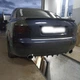 Накладка на задній бампер Audi A4 акулі плавці канарди універсальна чорного кольору. - зображення 2