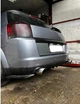 Накладка на задній бампер Opel Vectra C акулі плавці канарди універсальна чорного кольору - зображення 2