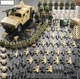 Фігурки ЗСУ чоловічки військові, конструктор спецназ солдати swat з броневиком - изображение 1