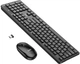Комплект беспроводной Hoco GM17 Wireless business keyboard and mouse set (English Version) Black - изображение 3
