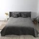 Покрывало ТЭП "VELOUR" 220*240 см серый/ромб круглый - изображение 4