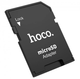 Перехідник для картки пам'яті Hoco HB22 Micro-SD / TF to SD / Чорний - зображення 1