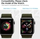 Нейлоновый ремешок Spigen для Apple Watch серии SE / 6 / 5 / 4 (42/44mm) - Band Lite Fit, Khaki (AMP02288) - изображение 3
