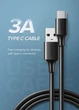 Кабель UGREEN US287 USB 2.0 to USB-C QC3.0 3A 0.25m Black (60114) - зображення 3