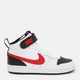 Подростковые кеды для мальчика Nike Court Borough Mid 2 Gs CD7782-110 37.5 (5Y) Белые (194957437719) - изображение 1