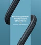 Кабель шнур Type-C на Type-C 100W 5A 3м KUULAA швидкої зарядки Power Delivery PD 3.0 QC 4.0 зарядний провід тайп сі для ноутбука MacBook смартфона телефону планшета 1 метр міцний в нейлоновому обплетенні передачі даних - зображення 8