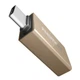 Адаптер Remax RA-USB1 Feliz microUSB-USB Type-C Gold (6954851289807) - зображення 2