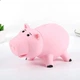 Копилка свинка ярко розовая (пластиковая) Piggly bank без коробки - изображение 4