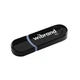 USB флеш накопичувач пластиковий брелок із колпачком Flash Wibrand WI2.0/PA4P2B USB 2.0 Panther 4Gb Black - зображення 1