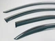 Дефлектори вікон (вітровики) DEFL для Skoda Rapid 2012+ / Seat Toledo 2012+ Sedan з хром полоскою накладні 4 шт. - зображення 4