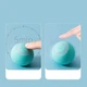 Інтерактивна іграшка для кішок Smart м'яч Pet Gravity з хаотичним рухом та світловою панеллю синій - зображення 3