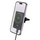 Тримач HOCO Precious magnetic wireless fast charging car holder HW19 (air outlet) |15W, 4.5-7"| чорний - зображення 2
