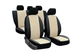 Авточехлы из эко кожи SEAT ALTEA 2005-2015 Pok-ter PERLINE с бежевой вставкой - изображение 2