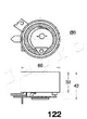 Ролик ремня ГРМ Nissan / Renault 1.5 dCi (04-)(10-) (45122) JAPKO JAPKO (45122) - изображение 2