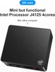 Мини ПК Kuyia Alixo Intel Celeron J4125 RAM 8GB SSD 128GB Windows 11 - изображение 2