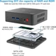 Мини ПК Beelink U55 Intel Core i3-5005U RAM 8GB SSD 256GB Windows 11 - изображение 2