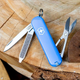 Складаний ніж-брелок VICTORINOX Classic Summer Rain 7 функцій 4 см, нержавіюча сталь X50CrMoV15 - зображення 1