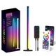 Підлогова кутова LED лампа RGB SAL-005B 120cm Bluetooth USB з додатком Чорний - зображення 1