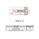 Дюбель 6х30 нейлон под шуруп ⌀4-5мм (1000шт.) [92T2L000092T20630B] T6 Elematic - изображение 2