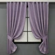 Комплект коротких штор VR-Textil жаккард Саванна № 611ш 130х170 см 2 шт Сиреневый (35-0164) - изображение 1
