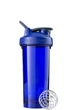 Спортивная бутылка шейкер BlenderBottle Pro 940 мл с округлой основой для легкого смешивания без запахов цвет циан - изображение 2