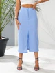 Fashions • Женская юбка-миди Лаура Fashions 52 голубой (1604-аз) - изображение 5