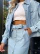 Fashions • Женский джинсовый костюм Movis Fashions 42-44 голубой (1733-бу) - изображение 5