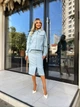 Fashions • Женский джинсовый костюм Movis Fashions 42-44 голубой (1733-бу) - изображение 6