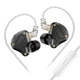 Вакуумные наушники KZ ZS10 Pro 2 гибридные с 10 драйверами и регулировкой звука (Черный) - изображение 1